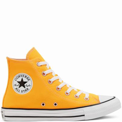 Férfi Converse Seasonal Colour Chuck Taylor All Star Magasszárú Cipő CO5817326 Narancssárga